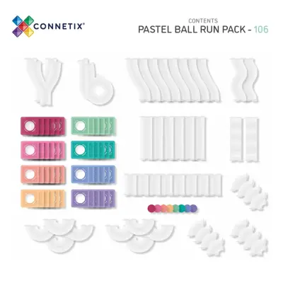 Connetix Pastel Ball Run Set - 106 Parca Con-Eu-P106Br - 2