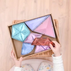 Connetix Pastel Shape Expansion Set - 48 Pieces Con-Eu-P48Se - 4