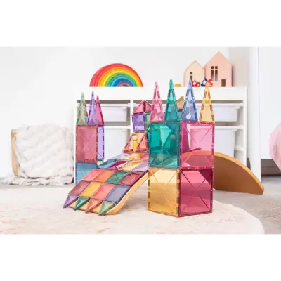 Connetix Pastel Starter Set - 64 Pieces Con-Eu-P64 - 7