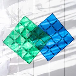 Connetix Rainbow Blue & Green Base Plate Manyetik Bloklar - 2 Parça - 5