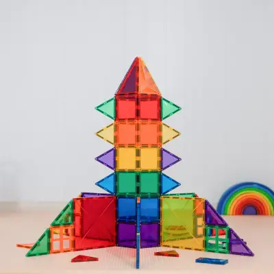 Connetix Rainbow Creative Set - 102 Parca Con-Eu-102 - 7