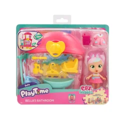 Cry Babies Play Time Bella Bathroom Play Set-921498 - 1