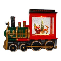 Decorative Christmas Large Train Dq11-17 - Rengarenk Hediyelik
