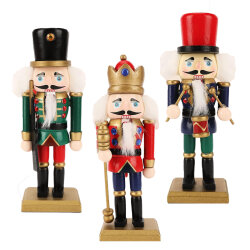Decorative Christmas Set Of 3 Tin Soldiers - 15 Cm - Rengarenk Hediyelik