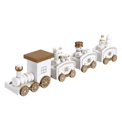 Decorative Christmas White Train Dq04-04 - 2