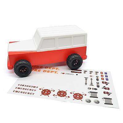 Dhink Fire Truck Night Red Dhink507-01 - 2