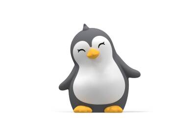 Dhink Silicone Rechargeable Night Light Penguin Dhink441-21 - 1