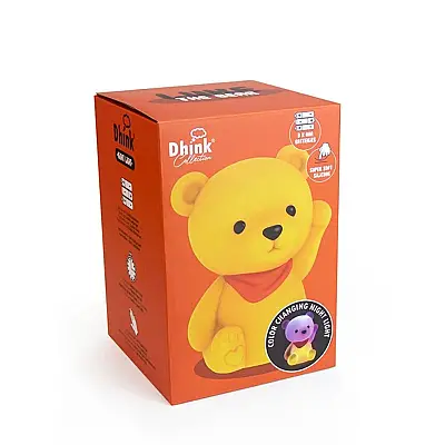 Dhink Silicone Night Light Teddy Bear Yellow Dhink436-01 - 9