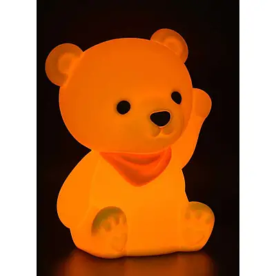 Dhink Silicone Night Light Teddy Bear Yellow Dhink436-01 - 6
