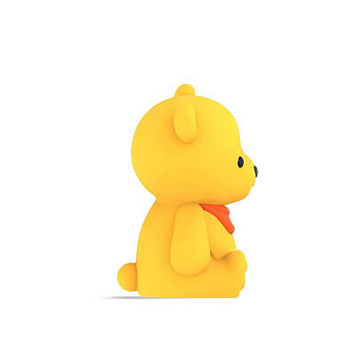 Dhink Silicone Night Light Teddy Bear Yellow Dhink436-01 - 2