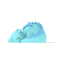Dhink Silicone Night Lamp Dragon Blue Dhink439-01 - 3