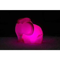 Dhink Silicone Night Lamp Elephant Donnie Pink Dhink429-01 - 6