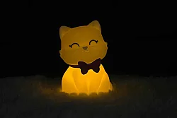 Dhink Silicone Night Light Cat Tosh White Dhink434-01 - 6