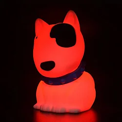 Dhink Silicone Night Light Dog Bob White Dhink433-01 - 8