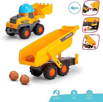 Dickie Abc Tracey Volvo Digger Trailer 204119007 - 3