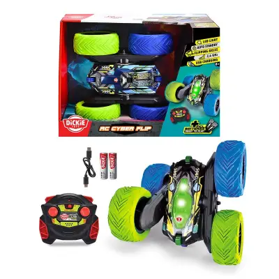 Dickie Rc Remote Controlled Acrobatic Cyber ​​Flip Vehicle - 1