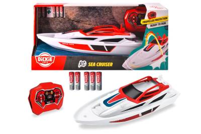 Dickie Rc Sea Cruiser Remote Controlled Battery-Powered Speedboat - 4