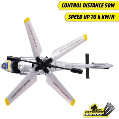 Dickie Remote Controlled Rc Police Helicopter - 3