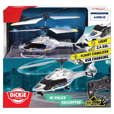 Dickie Remote Controlled Rc Police Helicopter - 8