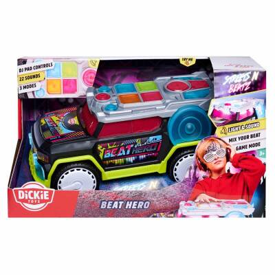 Dickie Sound And Light Beat Hero Dj Car Smb-203767001 - 2