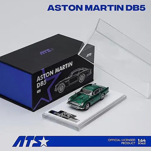 Die Cast Ats 1/64 Aston Martin Db5 - 881201 - Tournament Green - 2