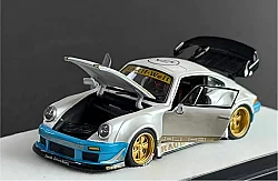 Die Cast Pgm RWB 930 - Matte White - 640211 - Luxury Version - 2