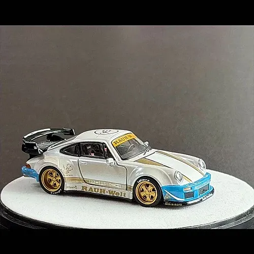 Die Cast Pgm RWB 930 - Matte White - 640211 - Luxury Version - 3