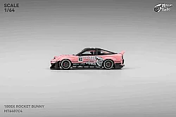 Die Cast Micro Turbo180Sx Rocket Bunny Sımon'S Garage Custom Tow Truck - Mt6407C4 - Metallic Pink - 3