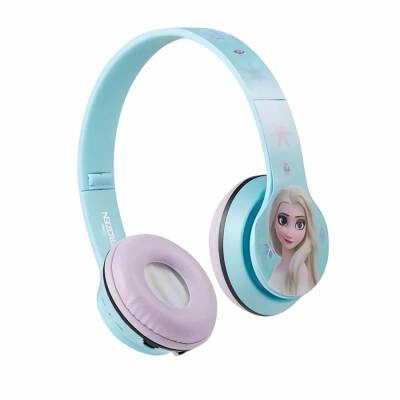 Disney Frozen Anna Elsa Bluetooth Wireless Kids Headphones Licensed Dy-2004-Fz - 1