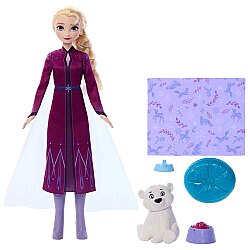 Disney Karlar Ülkesi Elsa Bebek ve Yavru Kutup Ayısı Figür Seti JFG16 - Disney Princes