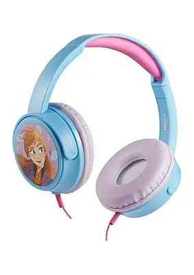 Disney Frozen Karlar Ülkesi Anna Elsa Çocuk Kulaklığı Lisanslı + 11 Adet Sticker Dy-6513-Fz - 4