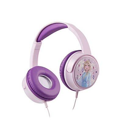 Disney Frozen Karlar Ülkesi Anna Elsa Çocuk Kulaklığı Lisanslı + 5 Adet Sticker Dy-6513-Fz2 - 1
