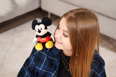 Disney Mickey Magnetic Plush Toy 12 Cm - 3