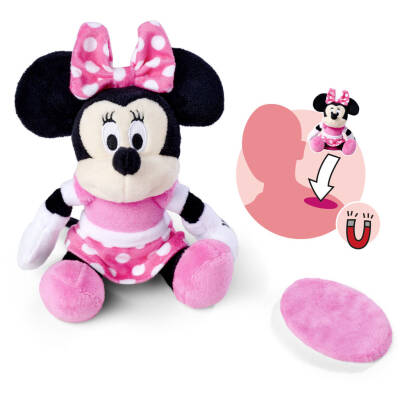 Disney Minnie Magnetic Plush Toy 12 Cm - 1