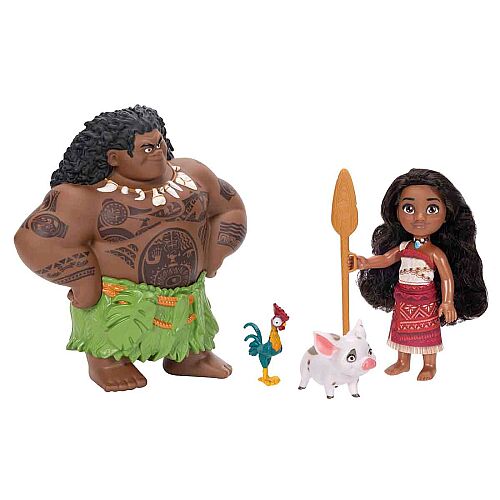 Disney Moana - 15 cm Maui & Moana ve Arkadaşları Seti JKP/237556 - 3