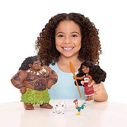 Disney Moana - 15 cm Maui & Moana ve Arkadaşları Seti JKP/237556 - 2