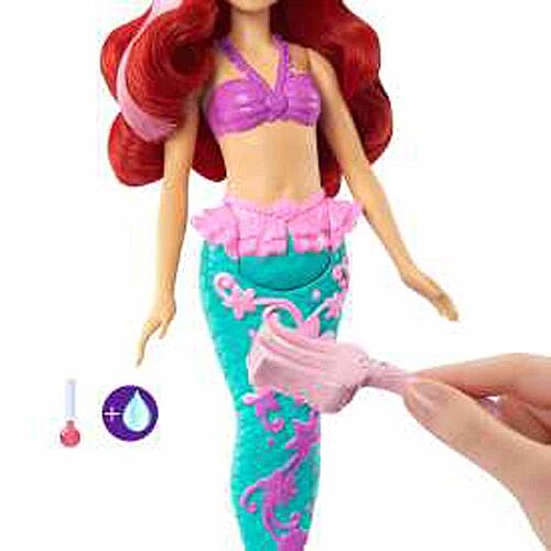 Disney Prenses Muhteşem Renk Değiştiren Saçlı Deniz Kızı Ariel HLW00 - 5