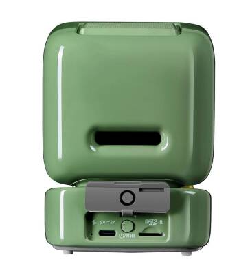 Divoom Ditoo 15W Green Bluetooth Speaker With Mic Pixel Display And Karaoke Microphone - 4