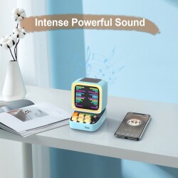 Divoom Ditoo Pro 15W Blue Bluetooth Speaker With Pixel Display - 6