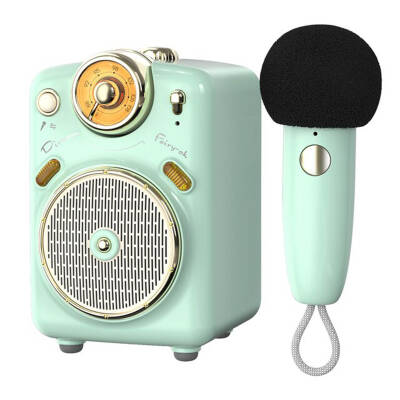 Divoom Fairy Ok Mini Bluetooth Speaker With Microphone, Green - 1