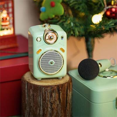 Divoom Fairy Ok Mini Bluetooth Speaker With Microphone, Green - 5