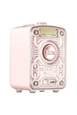 Divoom Fairy Ok Mini Bluetooth Speaker With Microphone, Pink - 3