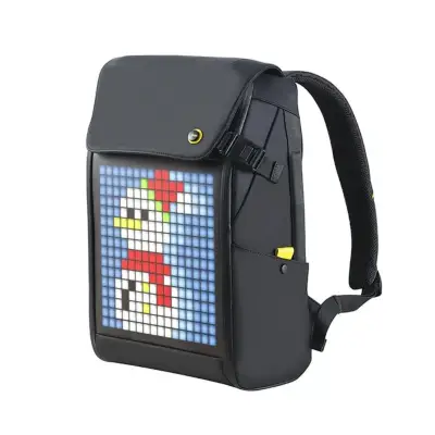 Divoom Pixoo Backpack M Black Pixel Led Screen Backpack - 2