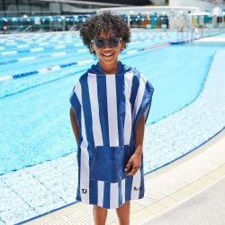 Dock & Bay 6-10 Years Uv Protected Children's Poncho - Whitsunday Blue Pancocab202 - 2