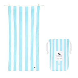 Dock & Bay L Beach Towel Cabana - Tulum Blue Towelcab102 - 1