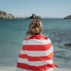 Dock & Bay L Beach Towel Cabana - Waikiki Coral Towelcab108 - 7