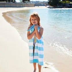 Dock& Bay M Kids' Beach Towel Cabana - Jumpsuit Blue Towelcab200 - 6