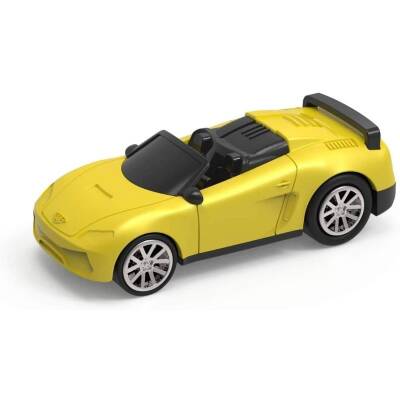 Driven 4-Piece Pull-Back Car Set - Blue, Red, Purple, Yellow Wh1125Z - 3