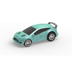 Driven 4-Piece Pull-Back Car Set - Turquoise, Orange, Blue, Red Wh1121Z - 3