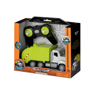 Driven Remote Controlled Mini Recycling Truck - Green Wh1134Z - 6